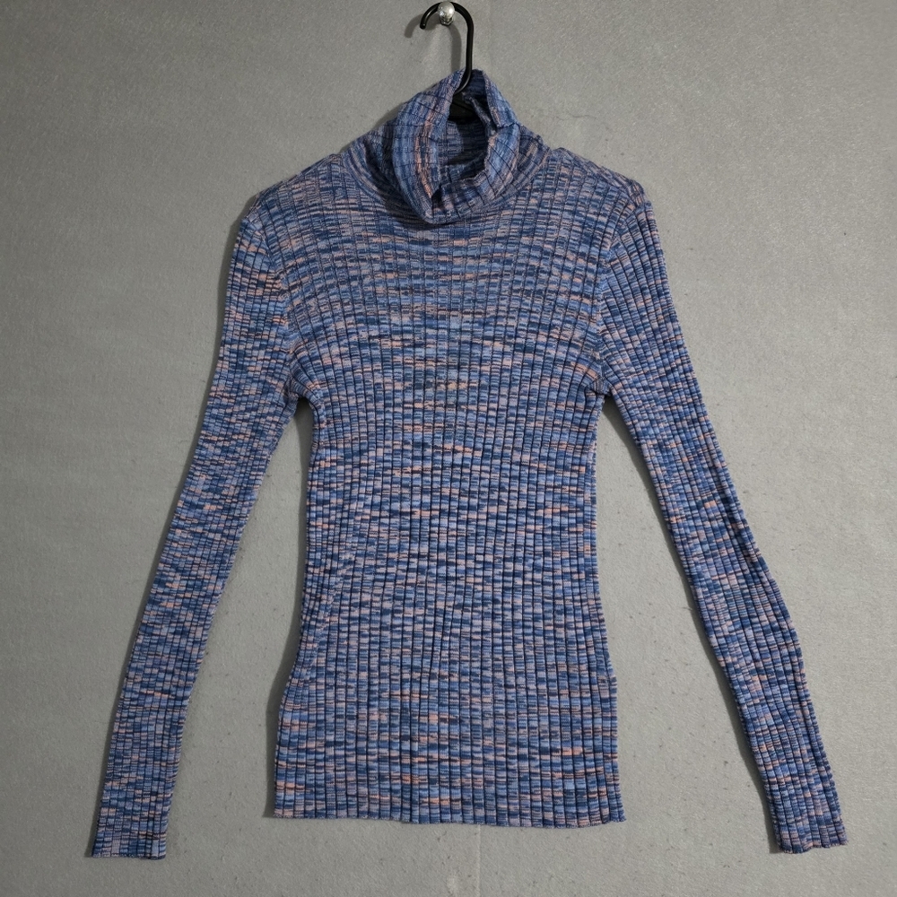 Sundance Womens Super Stretch Ribbed Knit Turtleneck Pullover Size Medium